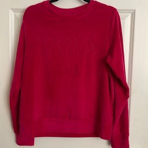 Zyia crew neck long sleeve sweatshirt.